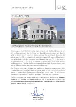 Einladung Eröffnung Hort Siemensschule (PDF, 836 kB )