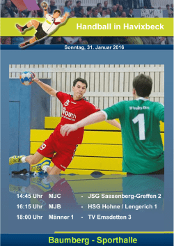 Heft 7 - Handball Havixbeck