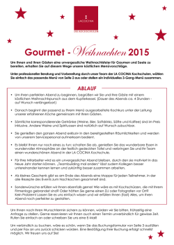 Gourmet -Weihnachten2015