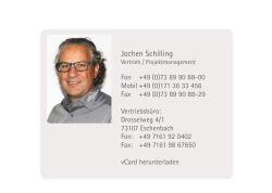 Jochen Schilling - Autenrieth Kunststofftechnik
