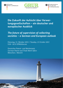 Einladung – Invitation