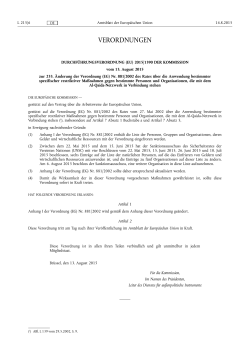 (EU) 2015/ 1390 DER KOMMISSION