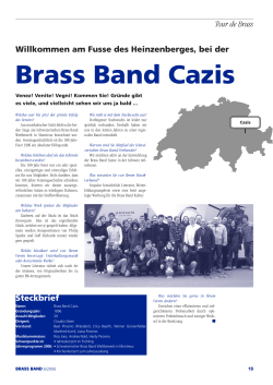 Tour de Brass - Brass Band Cazis