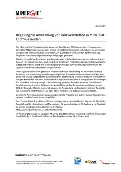 Regelung zur Anwendung von Holzwerkstoffen | Stand