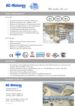 Flyer - AC-Motoren GmbH
