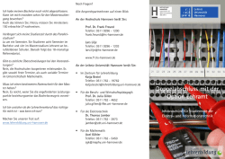 Infobrosch&uuml;re Option Doppelabschluss Lehramt