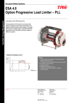 ESA 4.0 Option Progressiver Kraftbegrenzer - PLL