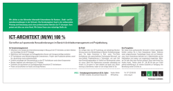 ICT-ARCHITEKT (M/W) 100 %
