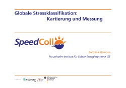 Globale Stressklassifikation: Kartierung und Messung