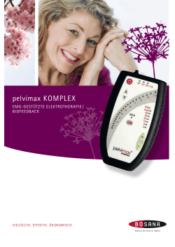 pelvimax KOMPLEX - BOSANA Medizintechnik GmbH