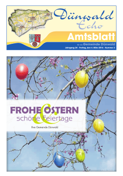 Amtsblatt FROHE OSTERN