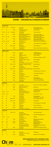 Veranstaltungskalender