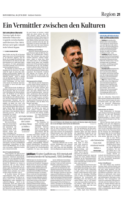 Ein Vermittler zwischen den Kulturen