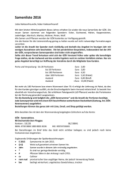 Samenliste 2016