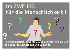 Im ZWEIFEL f&uuml;r die Menschlichkeit !
