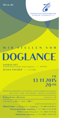 doglance - Tonkünstlerverband Bayern