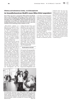 Im Gesundheitszentrum MediFit neuen Milon