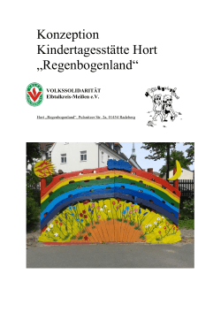 Konzeption Kindertagesstätte Hort „Regenbogenland“