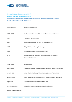 Dr. med. Stefan Gronemeyer MHA