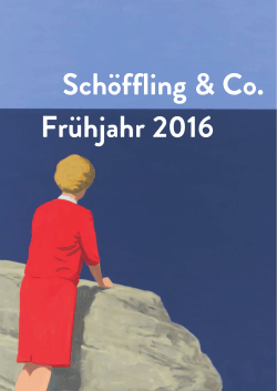 Schöffling & Co. Frühjahr 2016