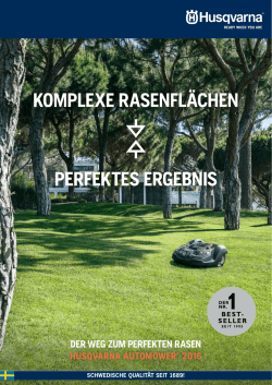 KomPLeXe rasenFLÄCHen PerFeKtes erGeBnIs