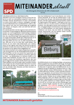 MITEINANDER.aktuell Ausgabe Juli 2015