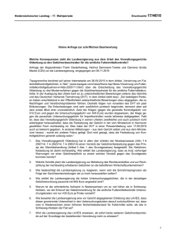 Drucksache 17/4610 - Nieders&auml;chsischer Landtag
