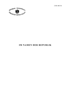 IM NAMEN DER REPUBLIK