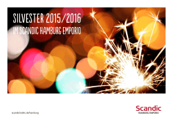 silvester 2015/2016 - Scandic Hamburg Emporio