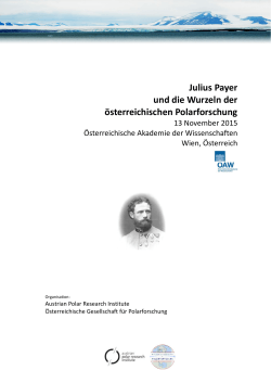Julius Payer und die Wurzeln der österreichischen Polarforschung