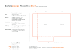 Infoblatt als PDF-Datei - Bartels Druck GmbH Lüneburg