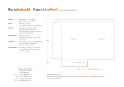 Infoblatt als PDF-Datei - Bartels Druck GmbH L&uuml;neburg