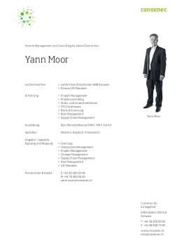 Yann Moor - Consenec