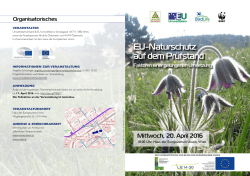 Einladung "EU-Naturschutz auf dem Prüfstand"