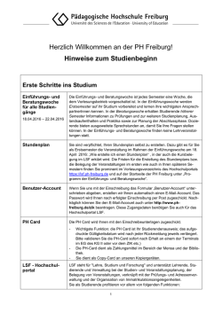 InViSta-Pass: Individuelle, interdisziplin&auml;re Veranstaltung