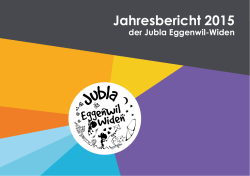Jahresbericht ansehen - Jubla Eggenwil