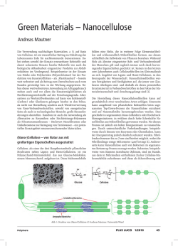 Green Materials &ndash; Nanocellulose