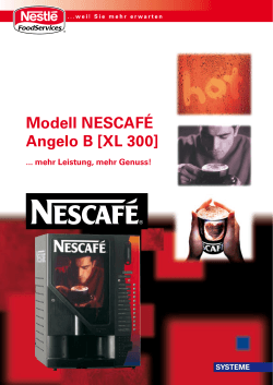 Modell NESCAFÉ Angelo B [XL 300]