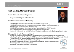 Prof. Dr.-Ing. Markus Bröcker