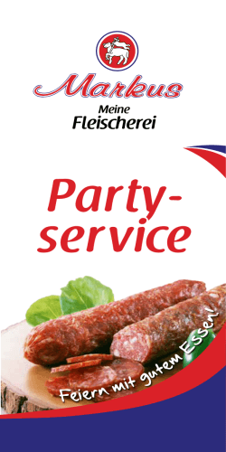 Party- service - Fleischerei Markus