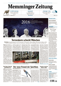 Memminger Zeitung vom 02.01.2016