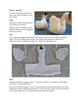 Schwan – gestrickt