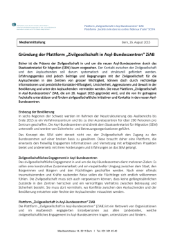 „Zivilgesellschaft in Asyl-Bundeszentren“ ZiAB