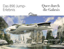 Das 890 Jump- Erlebnis Quer durch die Galaxis