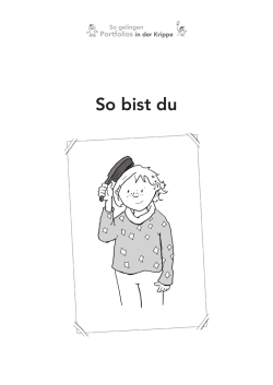 So bist du - Verlag an der Ruhr