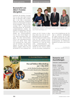 Ärzteblatt Sachsen 12/2015 - Sächsische Landesärztekammer