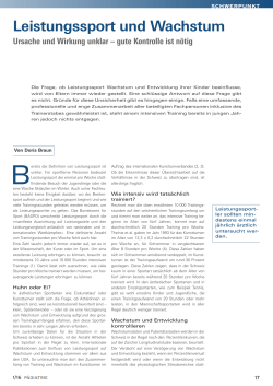Leistungssport und Wachstum - Rosenfluh Publikationen AG
