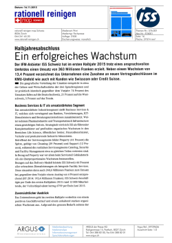 Ein erfolgreiches Wachstum