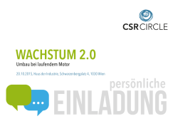 CSR-Circle: Wachstum 2.0