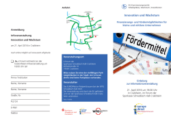 Innovation und Wachstum - Unsere Events
